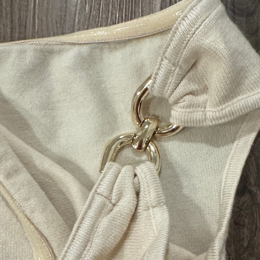 JLUXLABEL Beige Off-Shoulder Top - Picture 3 of 3